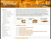 Tablet Screenshot of claygar.cz